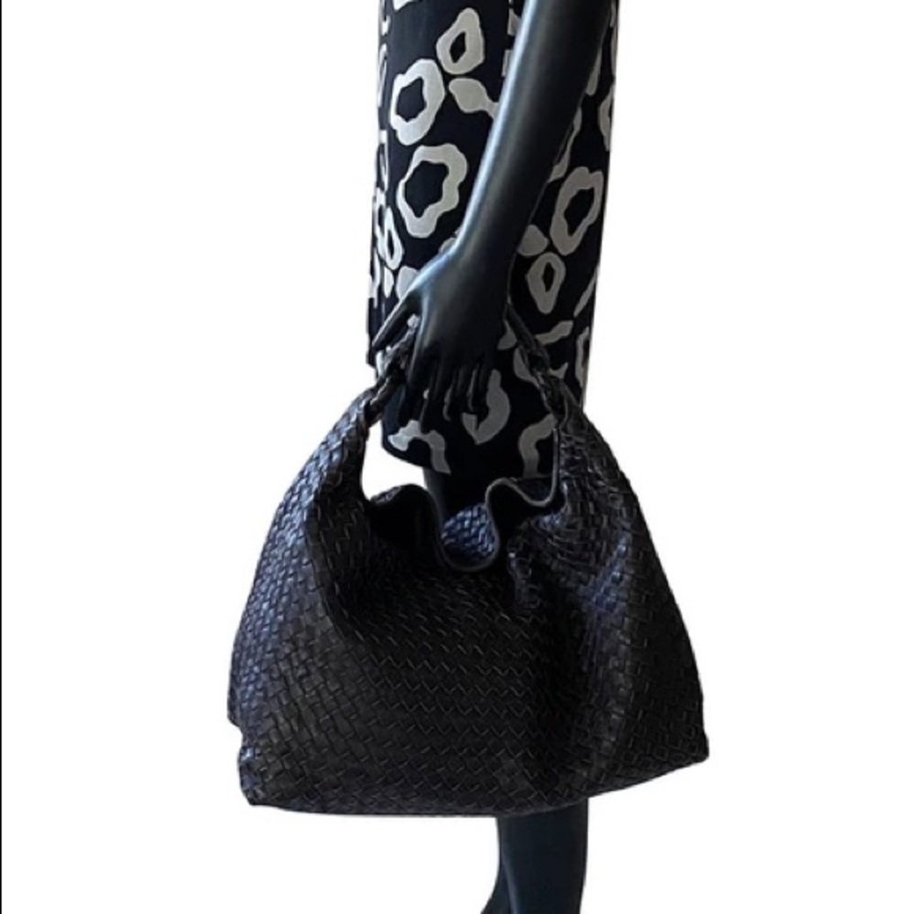 BOTTEGA VENETA INTRECCIATO SLOANE HOBO BAG - Picture 1 of 14